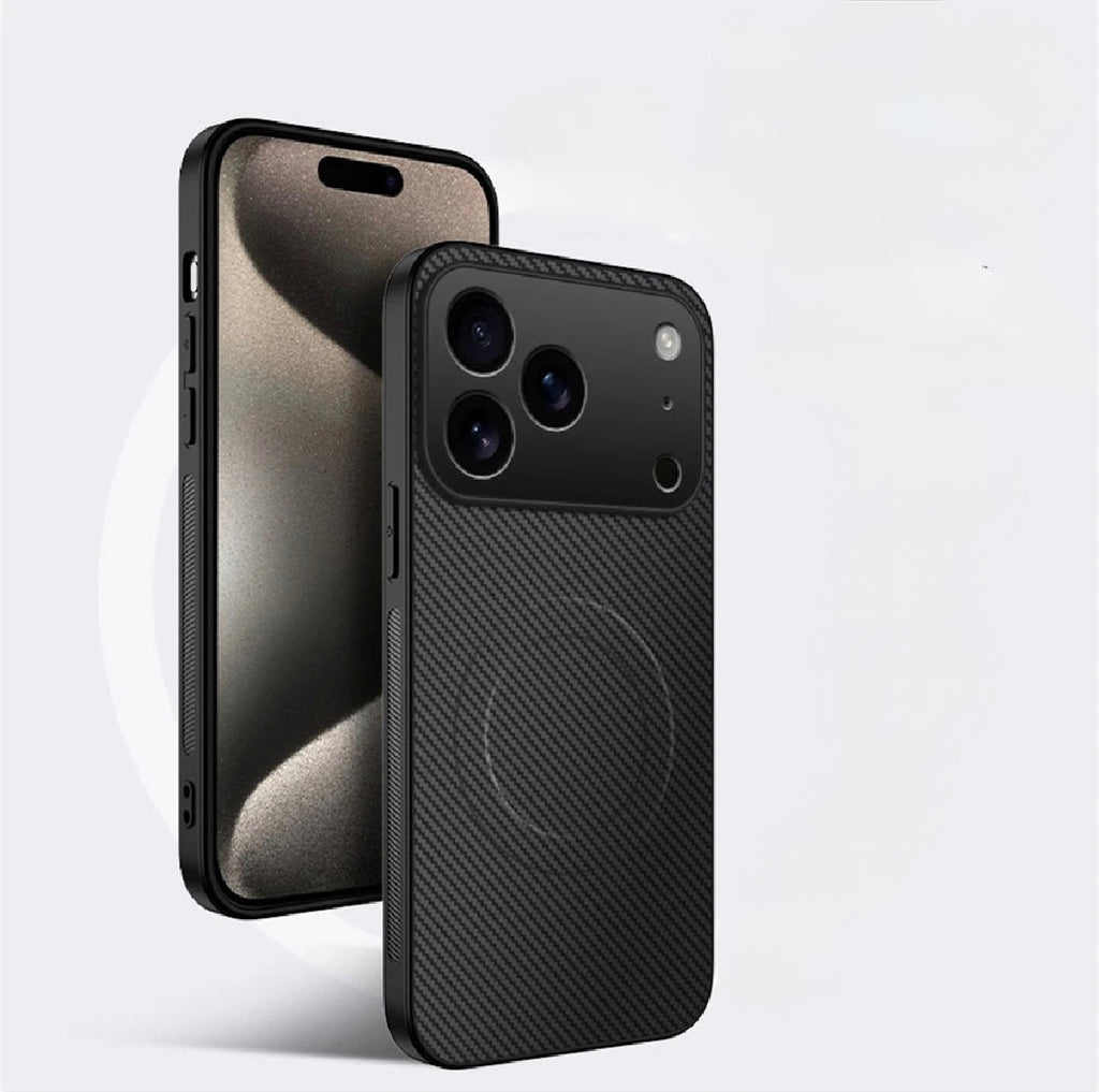 Leather Carbon Fiber Case for iPhone