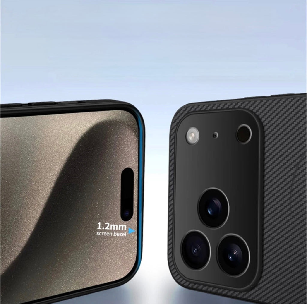 Leather Carbon Fiber Case for iPhone