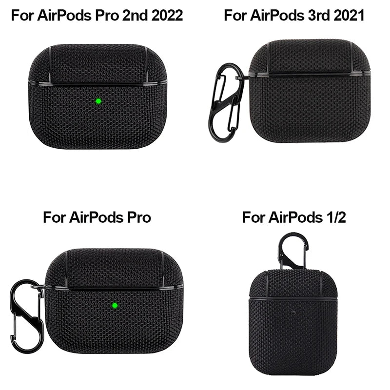 Nylon Textile Cloth Protective AirPods Case