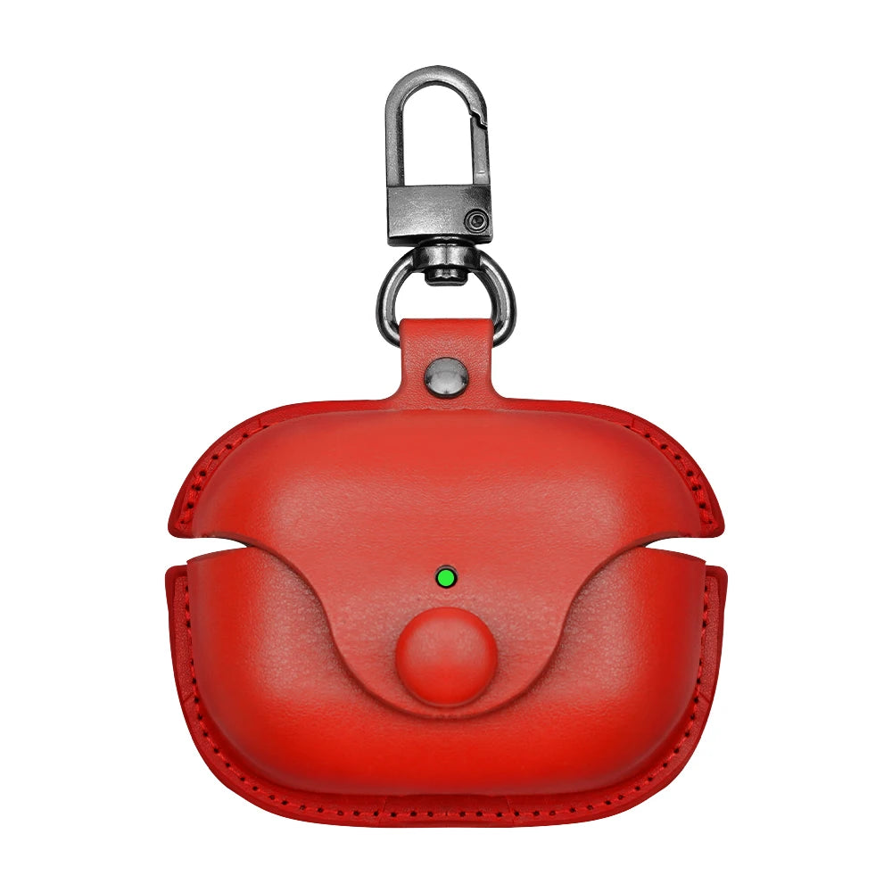 Luxury Shockproof Leather AirPods Case