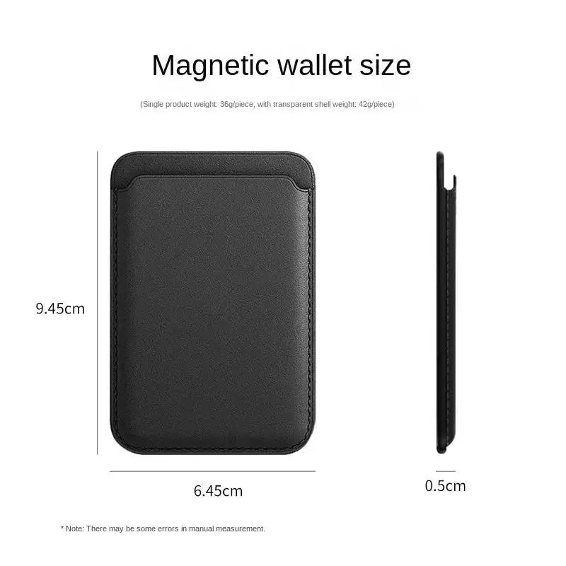 Magsafe Leather Card Holder Wallet Case for iPhone