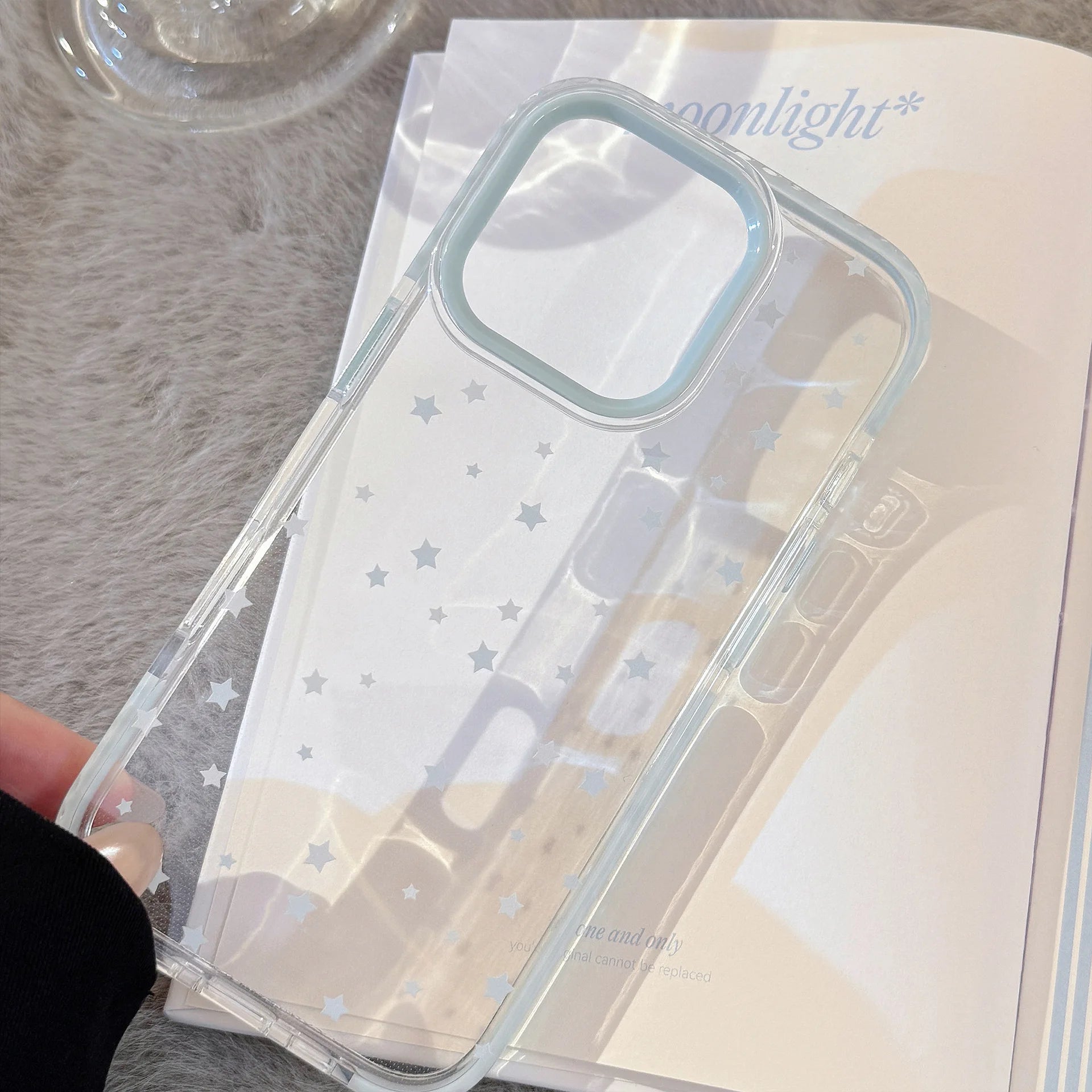 Full Screen Blue Stars Magnetic Phone Case