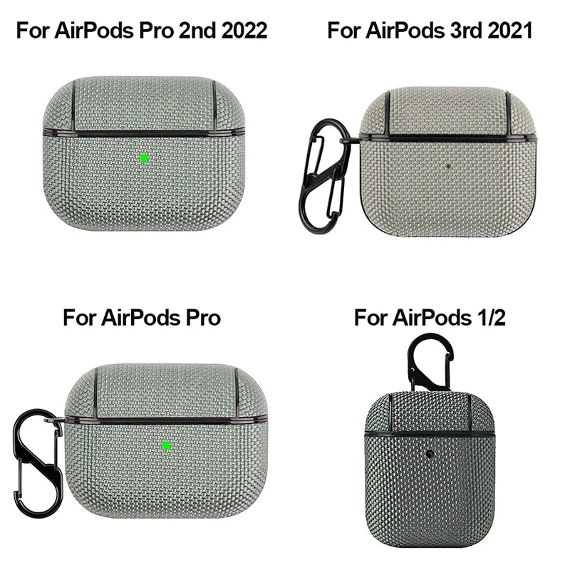Nylon Textile Cloth Protective AirPods Case