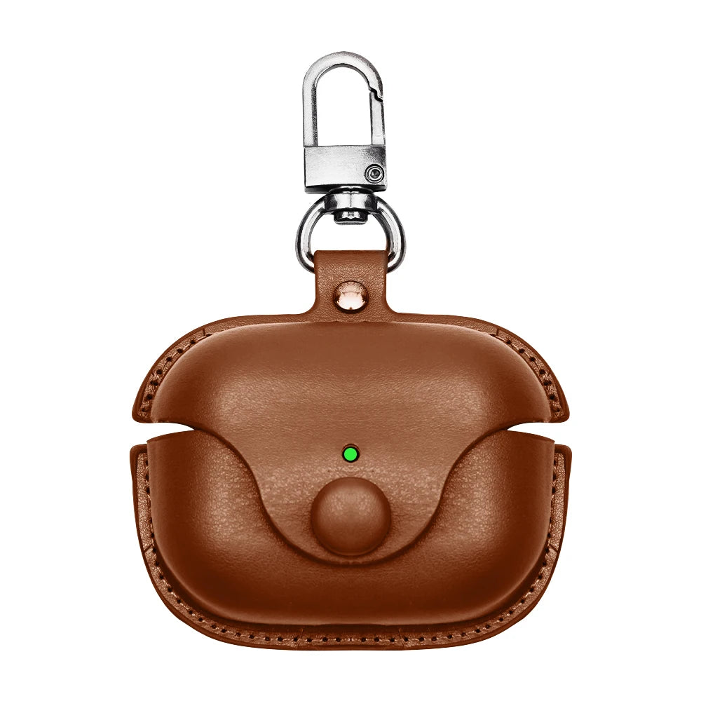 Luxury Shockproof Leather AirPods Case