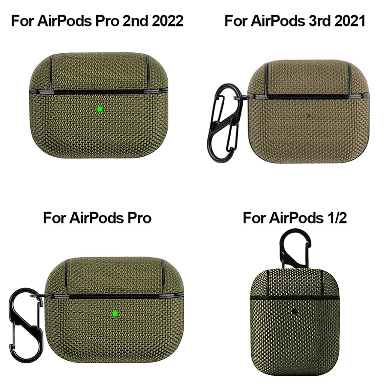 Nylon Textile Cloth Protective AirPods Case