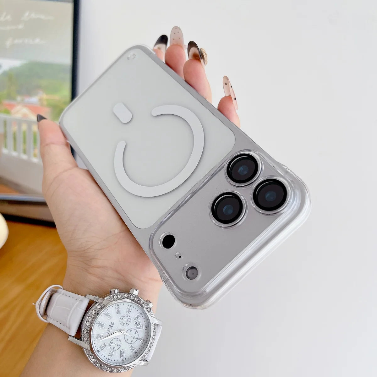 Slim Glass Magnetic Case For iPhone