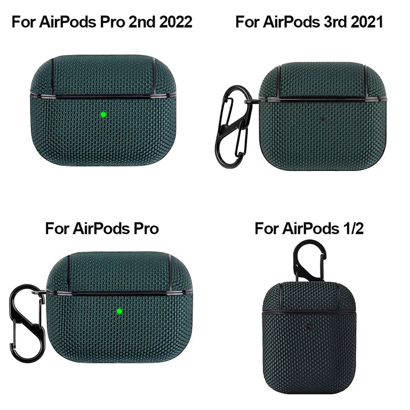 Nylon Textile Cloth Protective AirPods Case