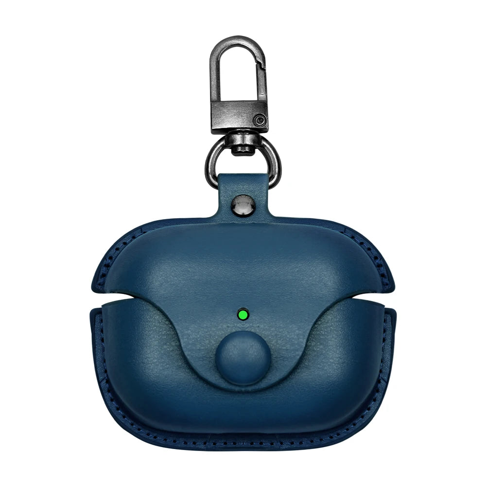 Luxury Shockproof Leather AirPods Case