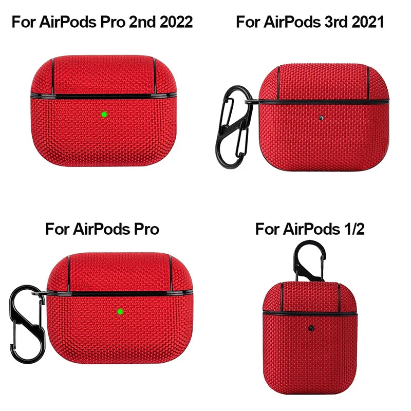 Nylon Textile Cloth Protective AirPods Case