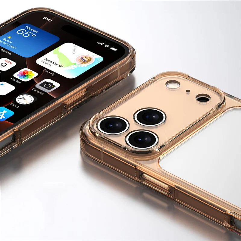 Transparent Shockproof Case For iPhone