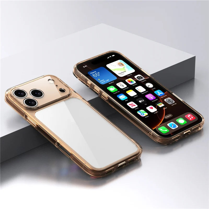 Transparent Shockproof Case For iPhone