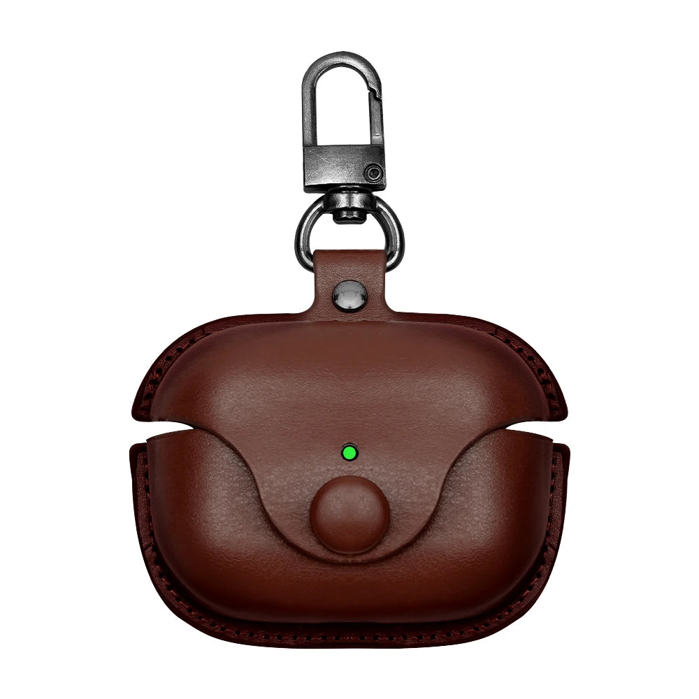 Luxury Shockproof Leather AirPods Case