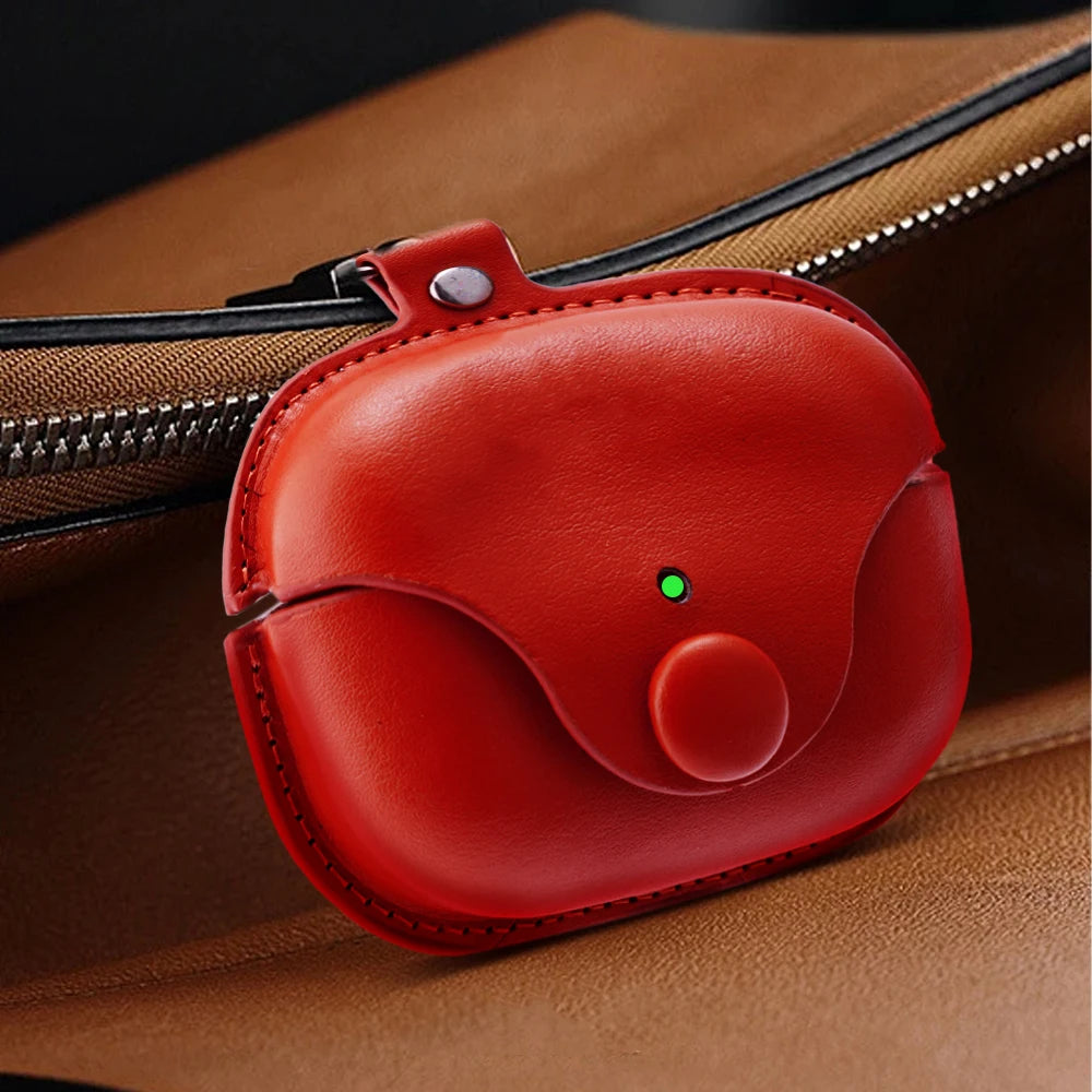 Luxury Shockproof Leather AirPods Case