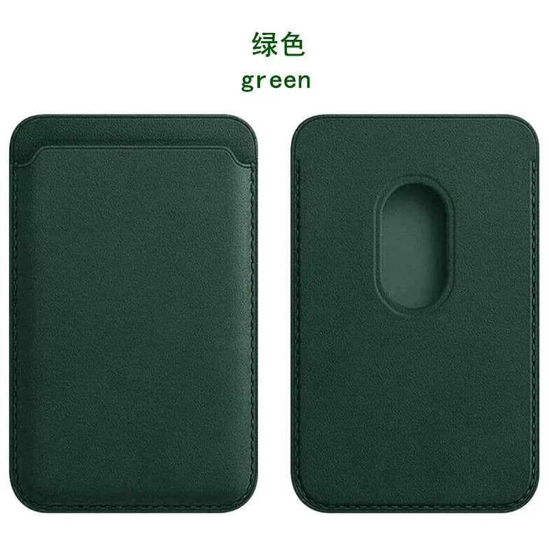Magsafe Leather Card Holder Wallet Case for iPhone