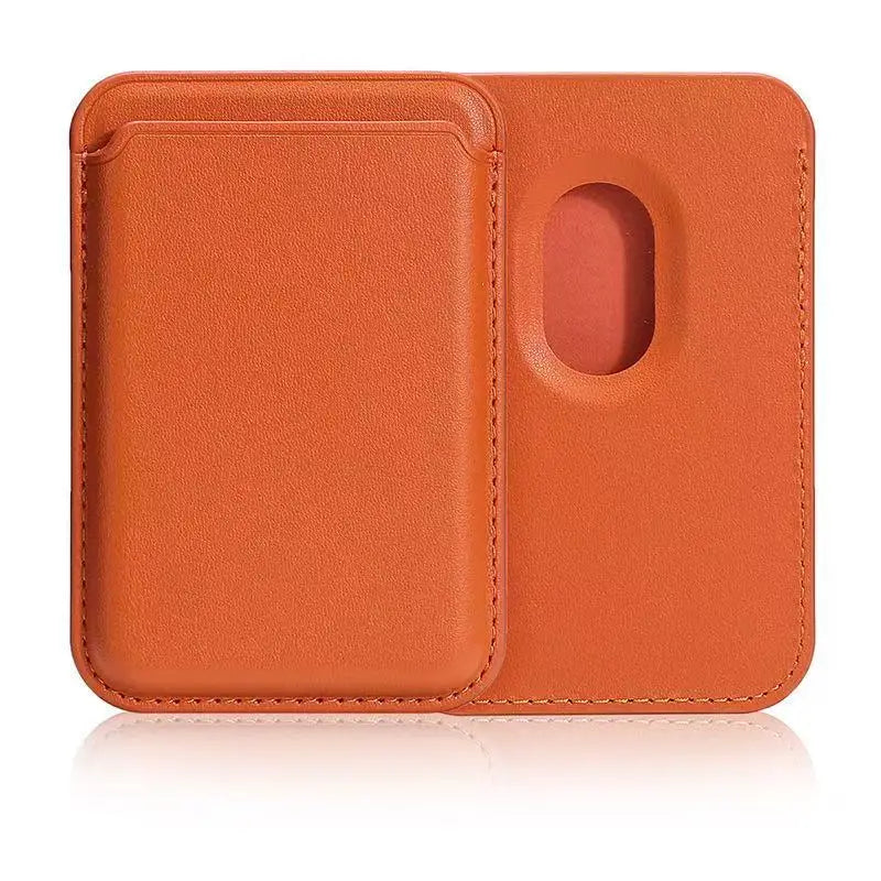Magsafe Leather Card Holder Wallet Case for iPhone